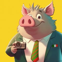 拍照学意语 Logo